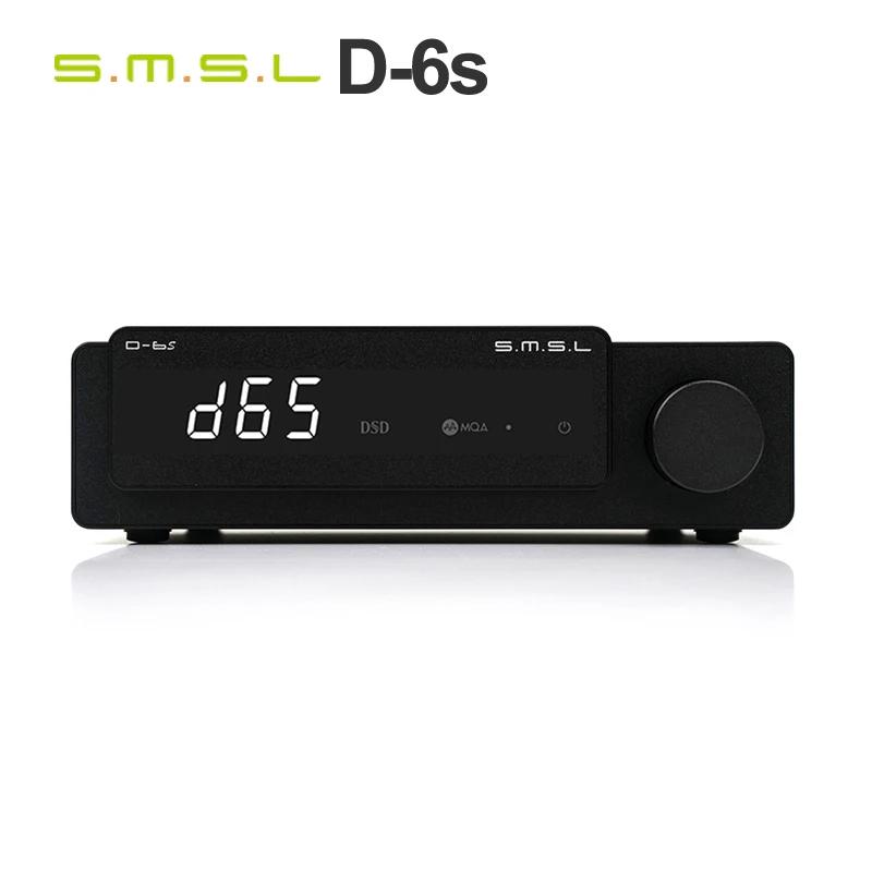 SMSL D-6S/ D6S MQA MQA-CD ES9039Q2M Bluetooth Decoder XU316 hi-res Audio DACRemote Control